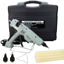GG-300 Industrial 300W Hot Glue Gun with 10 pcs Glue Sticks, Cardboard Glue